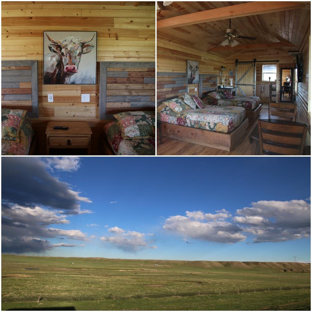terry bison ranch, cabin, where to stay cheyenne wyoming