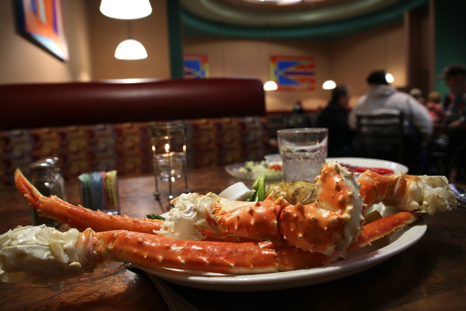 Crab dinner at Red Willow in Wind River Hotel & Casino