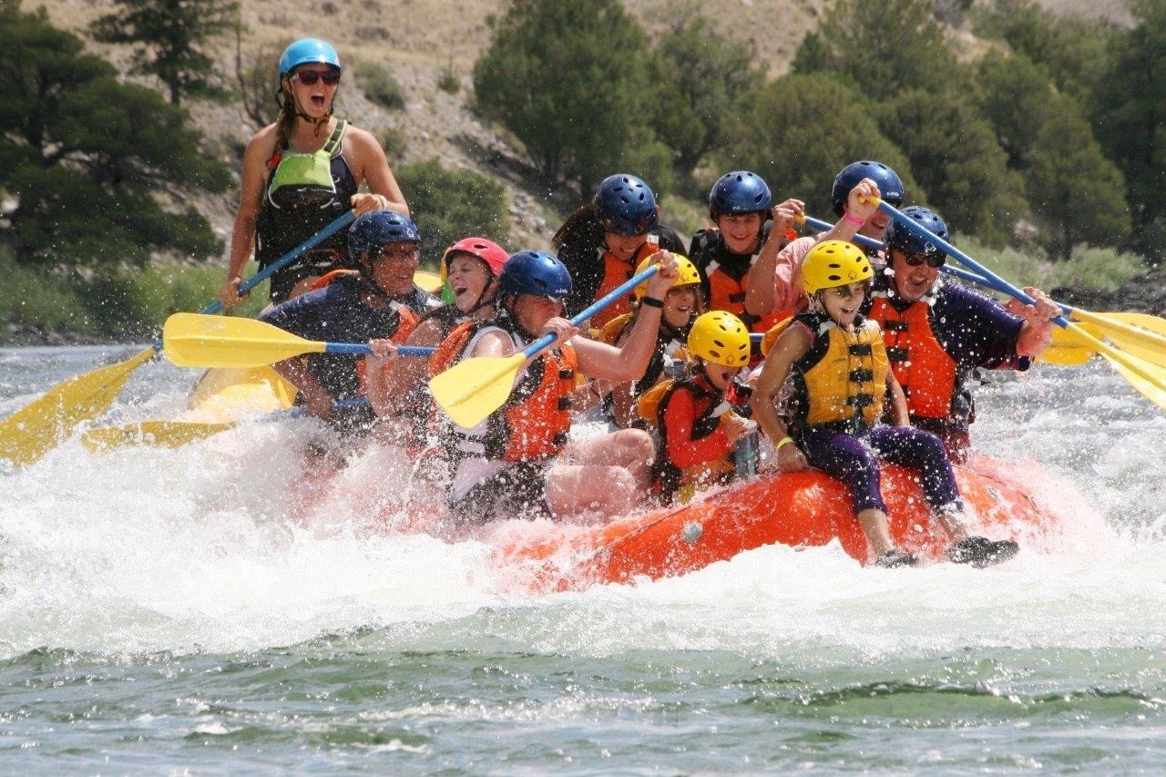Rafting on the Yellowstone River