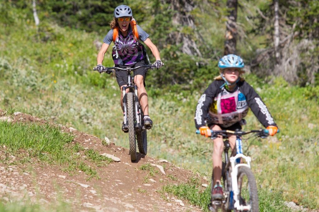 Grand Targhee Mountain Biking Family Bike Summer Resort Activity