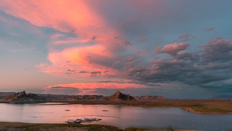 Sunset at Lake Powell
