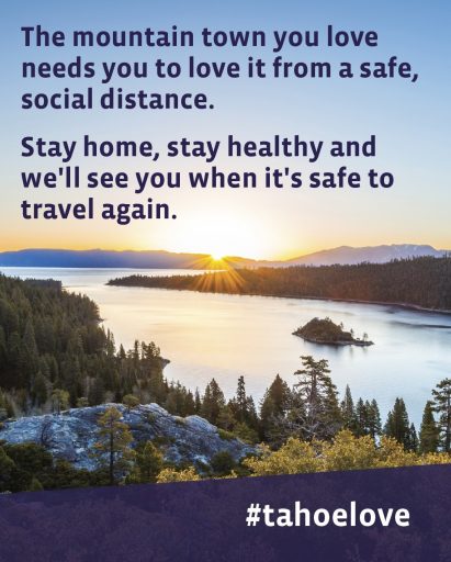 Responsible non-travel to Lake Tahoe