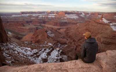 人混みを避けて：冬のユタ州の国立公園