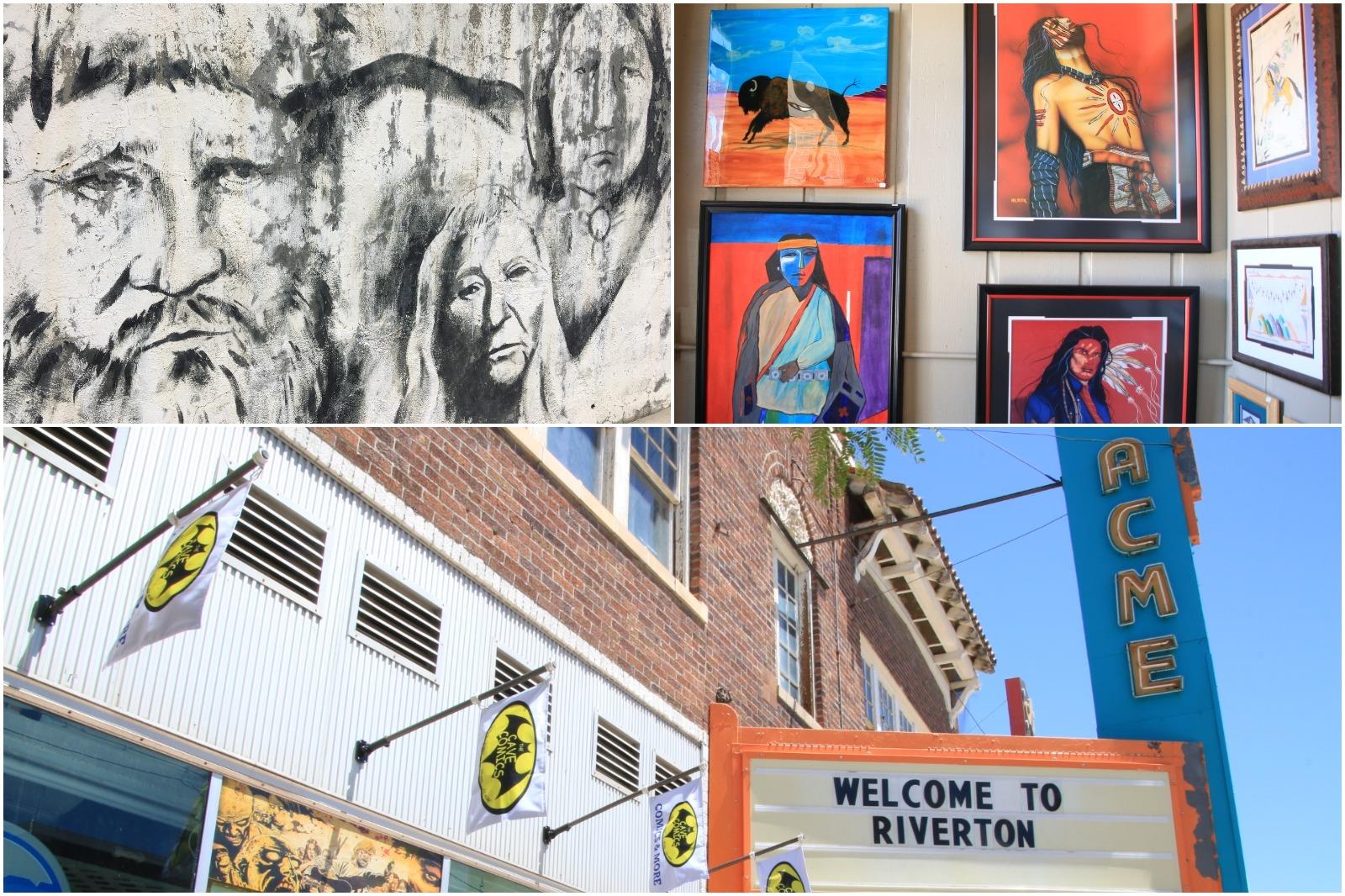 Artwork in Riverton, one of the many things to do in Wyoming