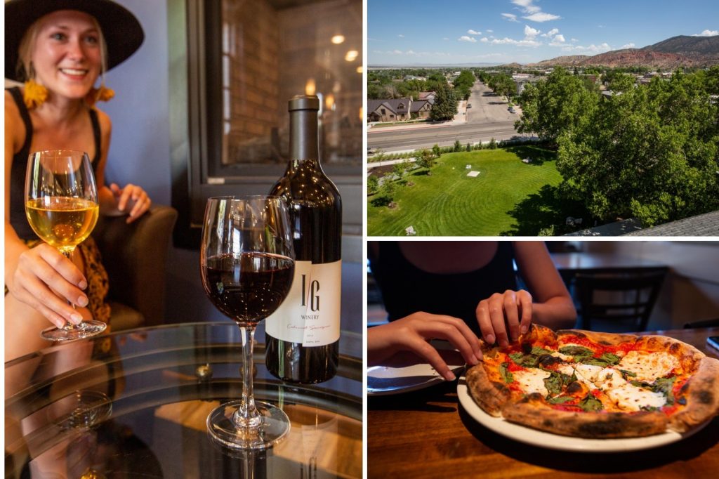 Winery, festival and pizza