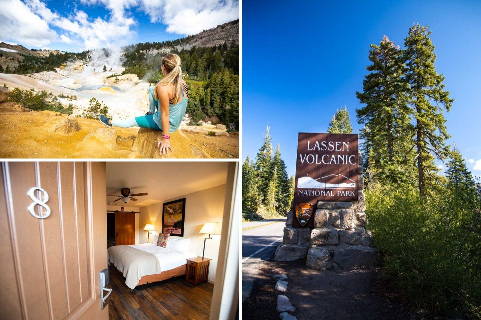 Hiking in Lassen Volcanic National Park in UpState CA