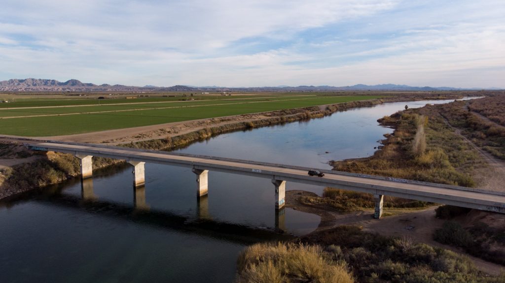 Colorado River aerial image