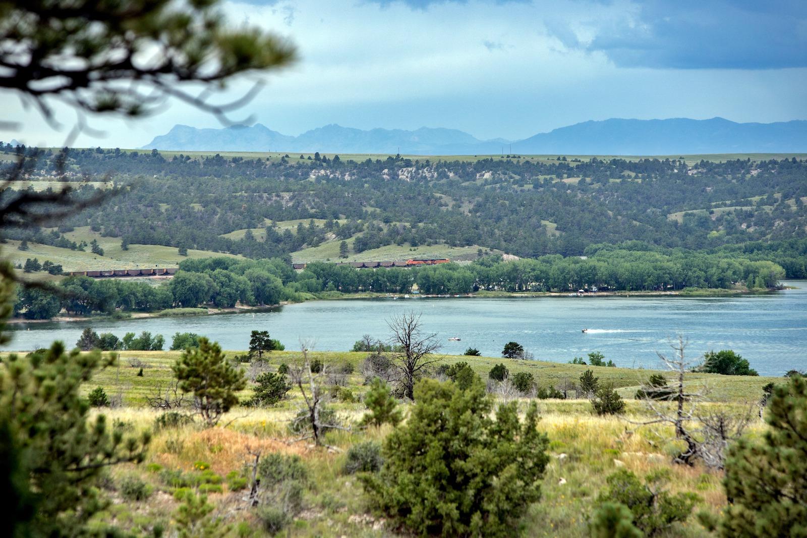 View over Guernsey State Park in Platte County, Wyoming, the perfect family vacation destination