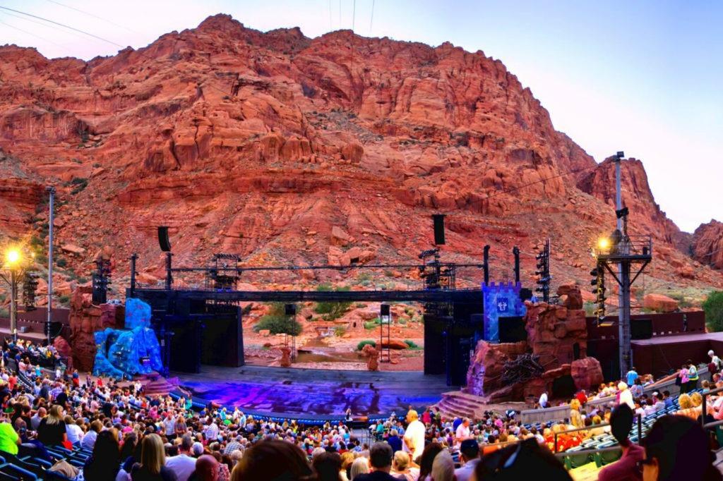 St. George Utah Tuachan Ampitheater Music Show