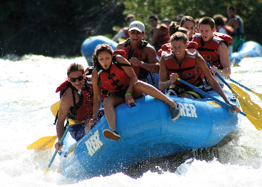 Whitewater rafting in Kern River