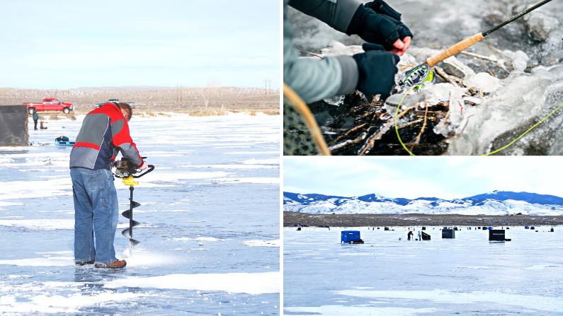 Ice Fishing in Carbon County, WY