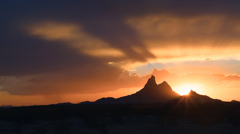 Picacho State Park sunset