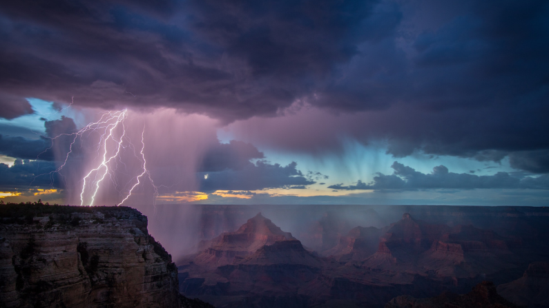"Thunderstruck" is a road trip playlist song for Grand Canyon National Park