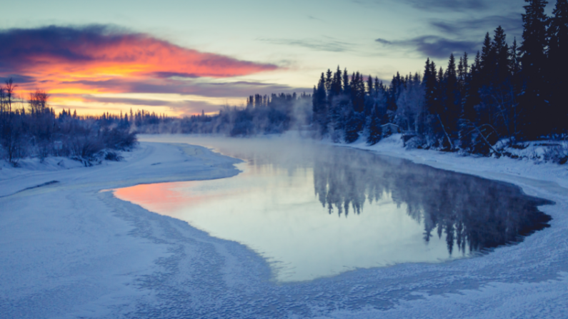 Fairbanks, Alaska is a great place to visit in winter in the US