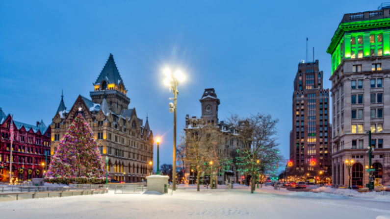 Syracuse is one of the best places to visit during the holiday season