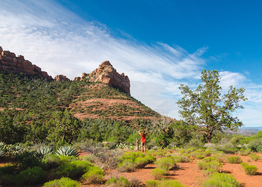 Hiker near Sedona