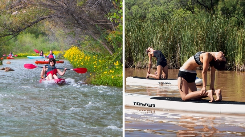 Verde River Water Activities in Clarkdale Arizona