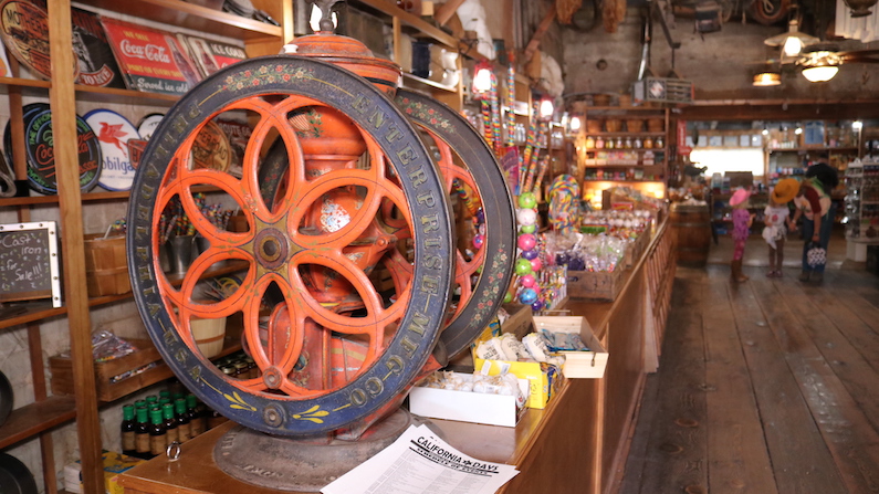 Inside a shop in Calico State Park