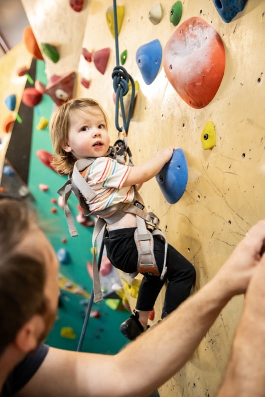 Bouldering at CIBA Climbing Gym in Sierra Vista, Arizona