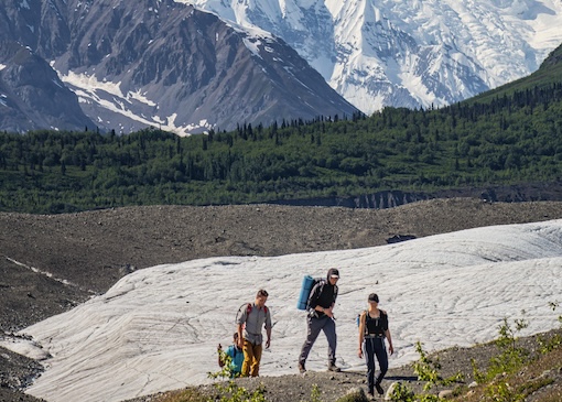 Hiking in Wrangell St. Elias National Park, Photo Credit - Travel Alaska Lindsey Middendorf
