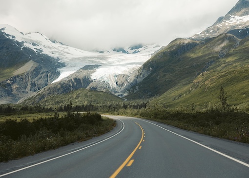 Worthington Glacier on Richardson Highway near Valdez, Photo Credit - Travel Alaska, Ben Prescott Lindsey Middendorf