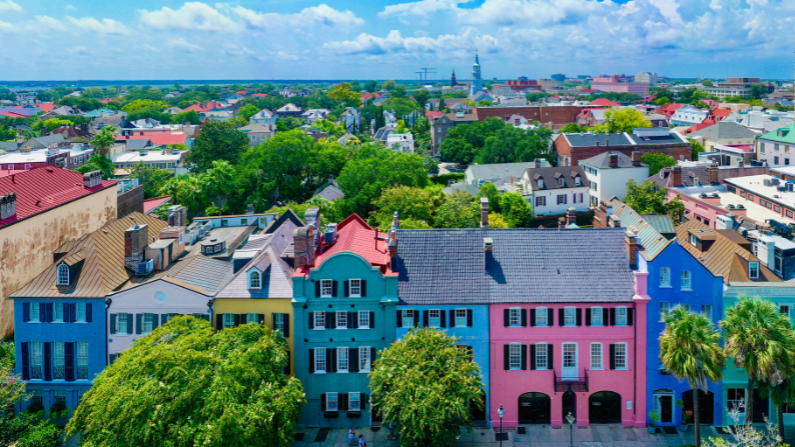 Rainbow Row, Charleston, South Carolina