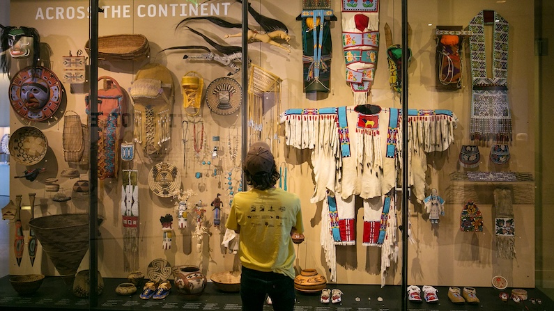 First People's exhibit at NHMU