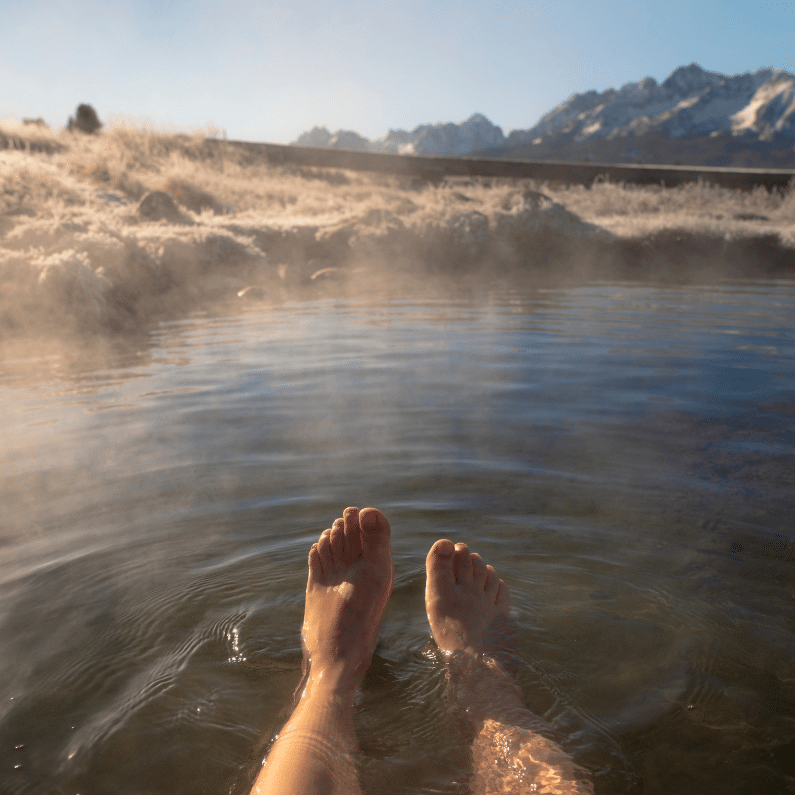 Valley View Hot springs along Highway 75 in Idaho