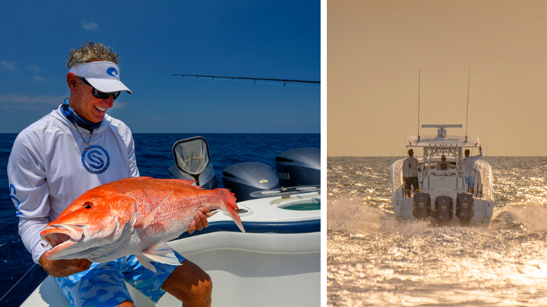 Fishing off of Galveston Island, TX