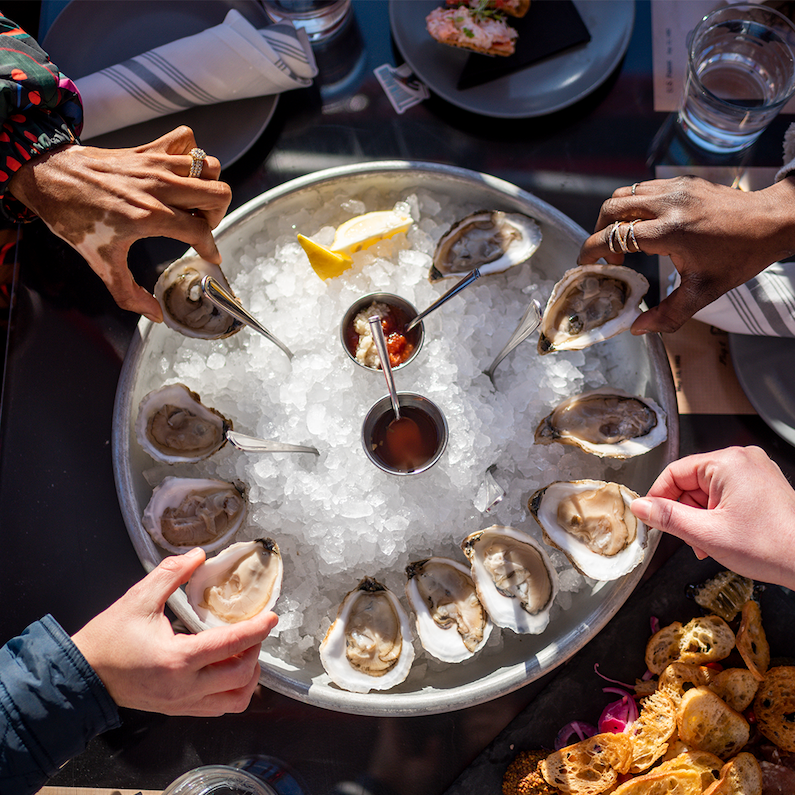Maine oysters