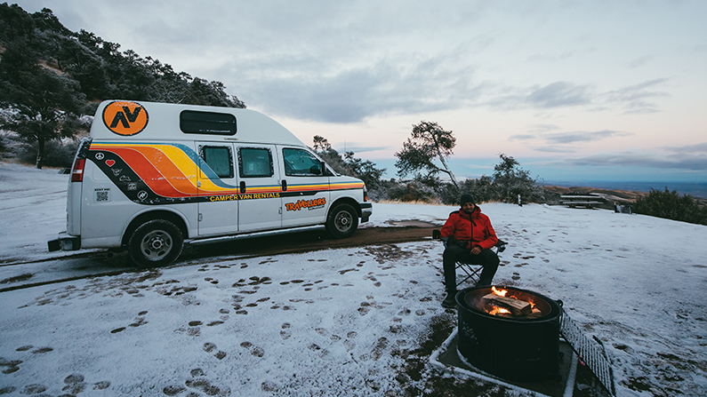There's no bad weather when you have a campervan!