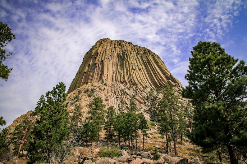 Devils Tower near Gillette Wright Campbell County Wyoming
