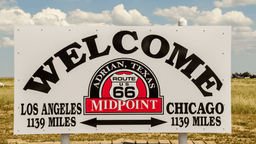 Adrian Texas Route 66 Midway Point